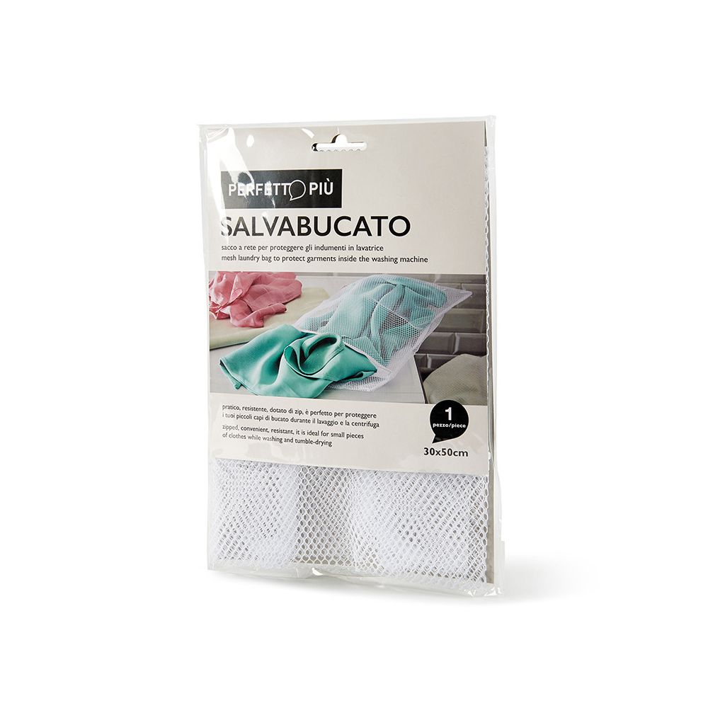 Sacco Lavatrice cm 30x50 La Piacentina Il Salvabucato Colore Bianco