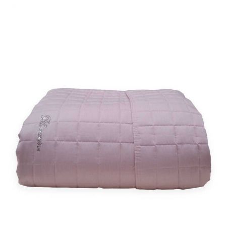 Bettdecke aus Baumwollsatin, Doppelbett, Blumarine Lory, Farbe Erica