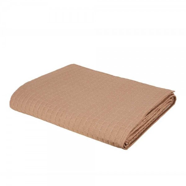 Trapuntino leggero letto Matrimoniale Borbonese Minimal colore Cuoio