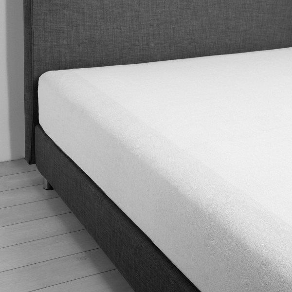 Wasserdichte Matrattzenauflage für Doppelbett aus Frottee von DaunenStep Vivawhite