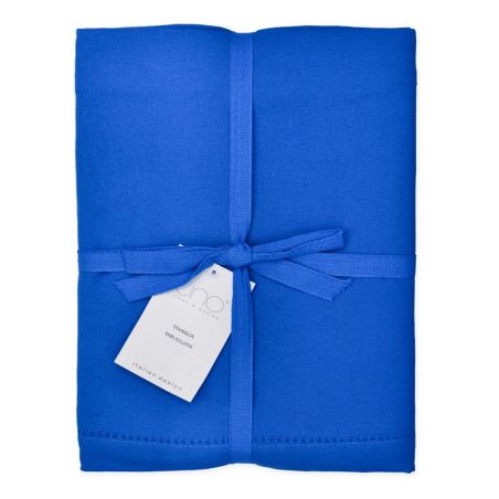 Baumwolltischdecke 140x240 für 8 Personen Greta 23 UNO in Bluette