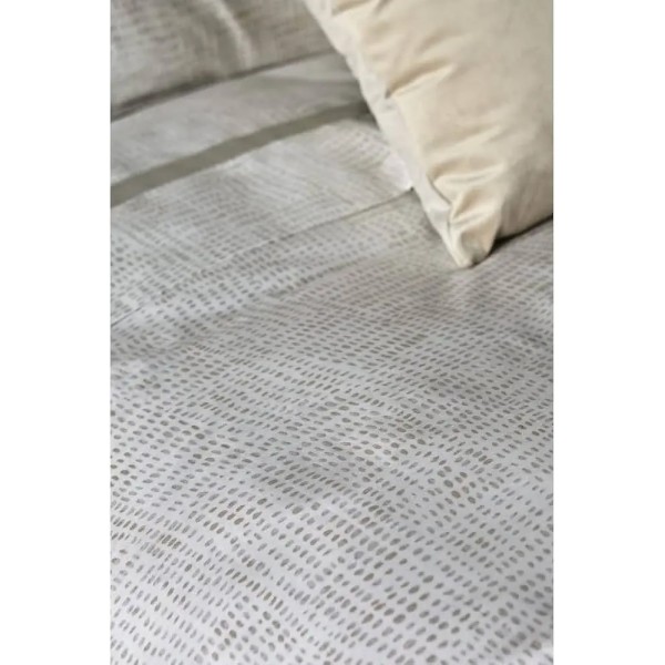 Completo Copripiumino letto Matrimoniale Fazzini Pirellone colore Naturale