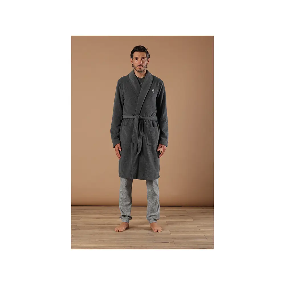 Intimo notte uomo Vestaglia Uomo Marina Militare colore Antraci