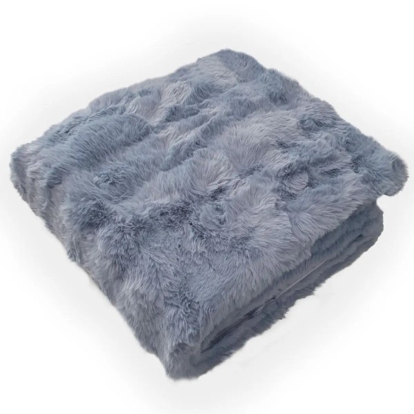 Coperta Pelliccia 130x160 Maryplaid articolo 6M33152 colore Denim
