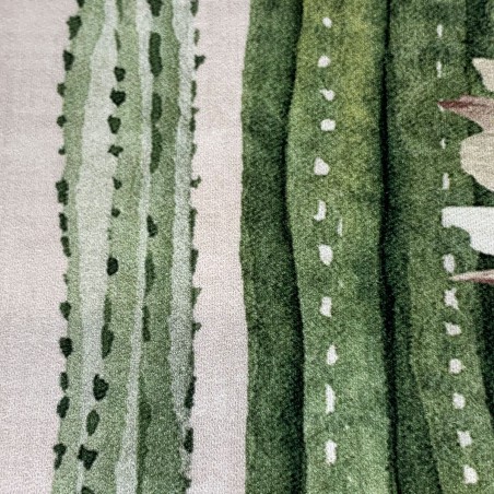 Tovaglia in Cotone 140x180 Vingi fantasia Cactus x 6 posti