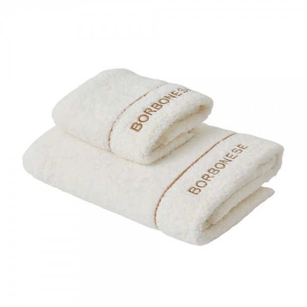 copy of Paire de serviettes de bain 1+1 Borbonese Fine Op