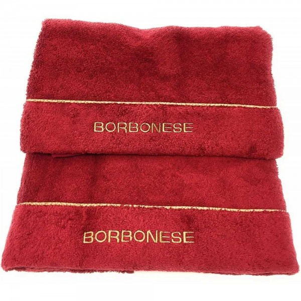 copy of Paire de serviettes de bain 1+1 Borbonese Fine Op