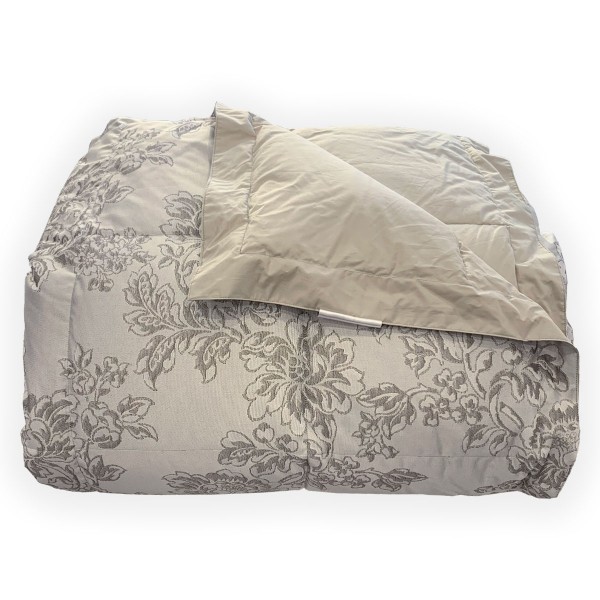 Trapunta in piuma letto matrimoniale DaunenStep Bellapiuma Classic Winter colore beige