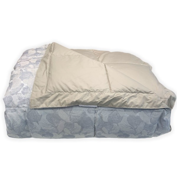 Federbettdecke für Doppelbett von DaunenStep Bellapiuma Classic Winter in Grau/Beige
