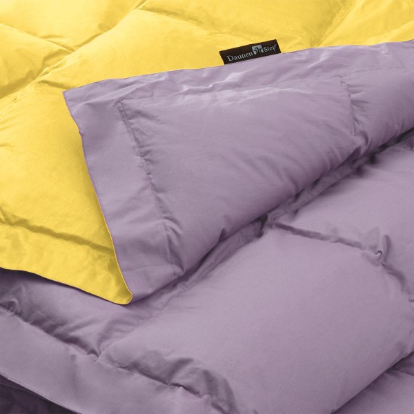 Daunensteppdecke Tagesdecke Zweifarbig DaunenStep 100% Daune Einzelbett - CLASSIC WINTER