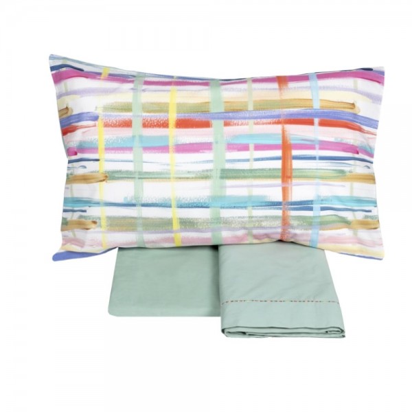 Bettwäscheset für Einzelbett von Fazzini Fili Multicolor