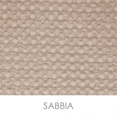 Plaid en nid d'abeille 130x170 cm Cavalieri Lisbona, couleur sable
