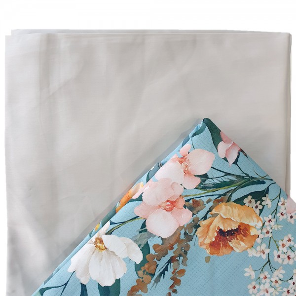 Kompletter Bettbezug Cavalieri Imprimes für ein Doppelbett in der Farbe Angelie