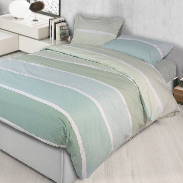 Bettwäscheset Cavalieri Palette für ein Doppelbett in Grün