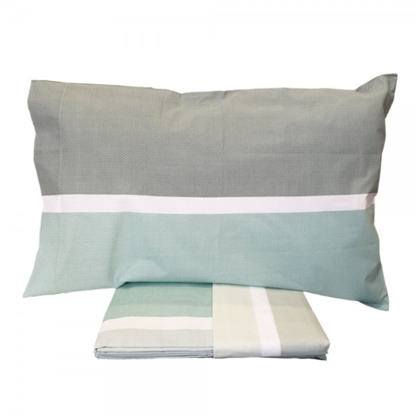 Ensemble de draps pour lit une place et demie Cavalieri Palette, couleur vert