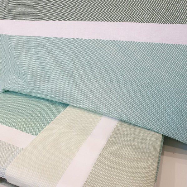 Ensemble de draps pour lit une place et demie Cavalieri Palette, couleur vert