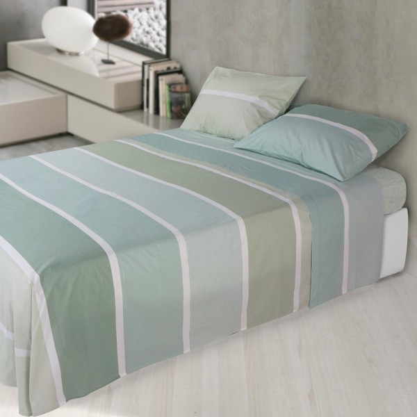 Ensemble de draps pour lit une place et demie Cavalieri Palette, couleur vert