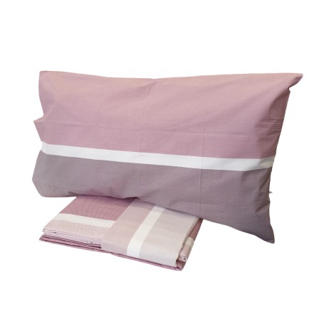 Ensemble de draps pour lit simple Cavalieri Palette, couleur rose