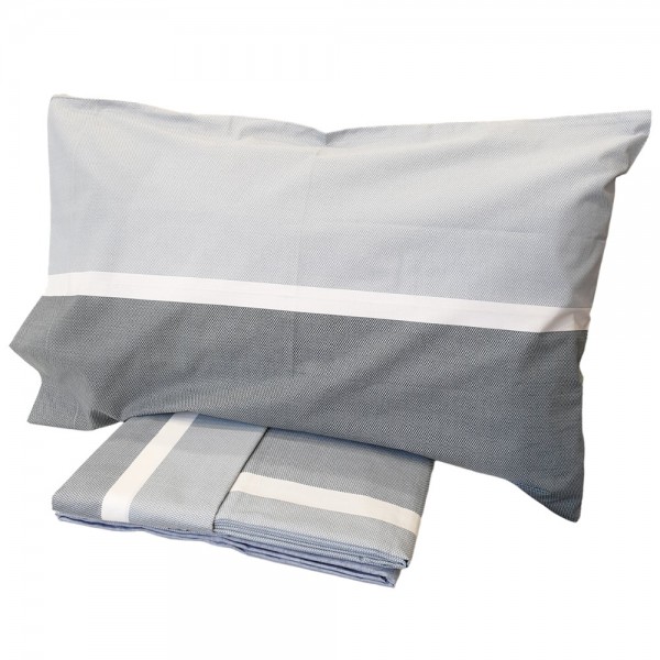 Ensemble de draps pour lit double Cavalieri Palette, couleur bleu