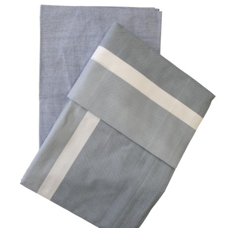 Ensemble de draps pour lit double Cavalieri Palette, couleur bleu