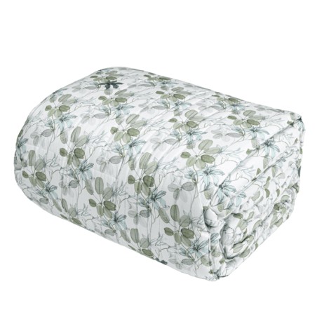 Sommerdecke für Doppelbett Fazzini Palazzina Liberty in der Farbe Celadon