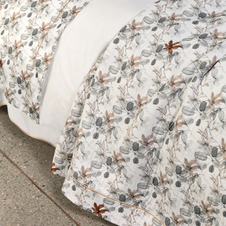 Sommerdecke für Doppelbett Fazzini Palazzina Liberty in der Farbe Celadon