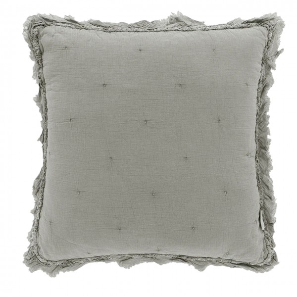 Dekokissen 50x50cm mit Rüschen Carillo Fernanda Farbe Taupe