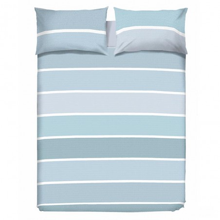 Komplette Bettlaken-Set Cavalieri Palette für ein Einzelbett in Blau