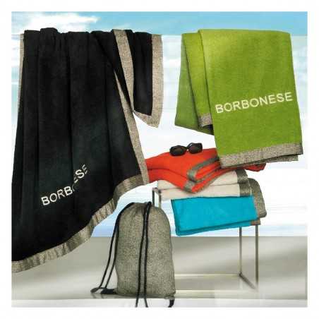 copy of Strandtuch + Rucksack Borbonese Mykonos 100x180 Farbe Corallo