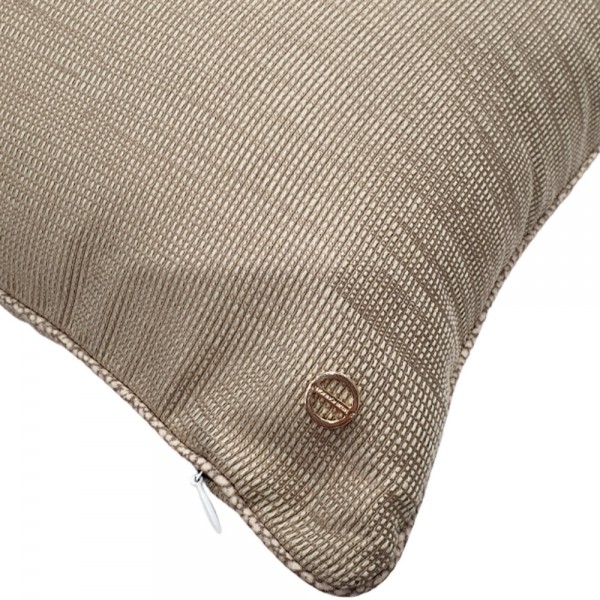 Coussin de décoration 45x45 Borbonese Lounge couleur Tourterelle