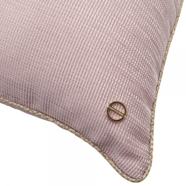 Coussin de décoration 45x45 Borbonese Lounge couleur poudre