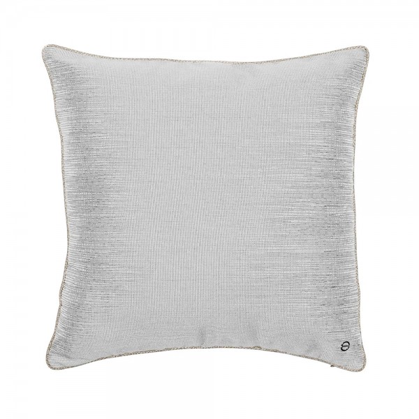 Coussin de décoration 45x45 Borbonese Lounge couleur perle