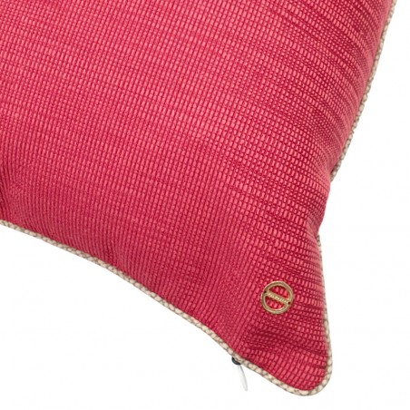 Coussin de décoration 45x45 Borbonese Lounge couleur bordeaux