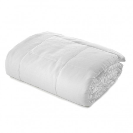 Decke für Doppelbett Fazzini Soffio in der Farbe Weiß