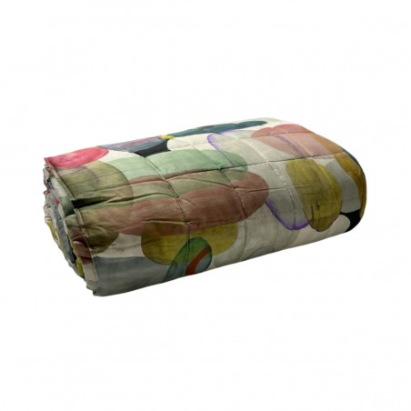 Decke für Doppelbett Fazzini Bling in der Farbe Ocker