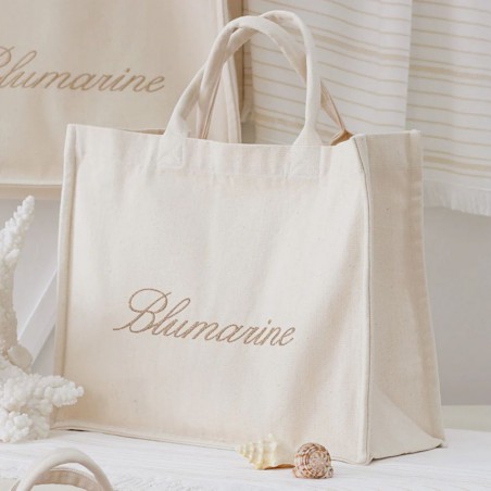 Strandtasche aus Blumarine GABARDINE in Beige