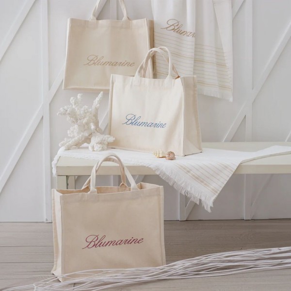 Strandtasche aus Blumarine GABARDINE in Beige