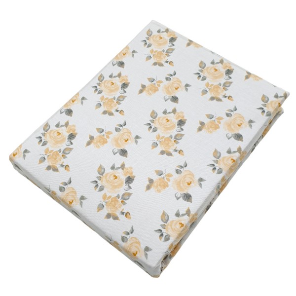 Drap de décoration Couvre-tout Lit Double 250x250 cm EBE couleur jaune