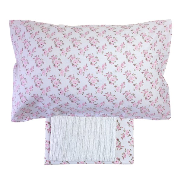 Set de draps pour lit simple EBE couleur rose