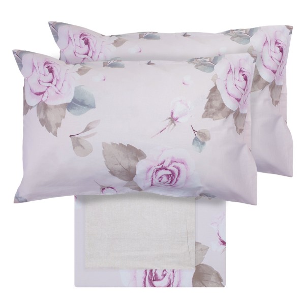 Bettwäsche-Set für Doppelbett Venere in Lavendel