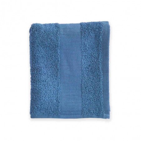Paire de serviettes visage + invité Andrea Home JSuperSoft Bleu