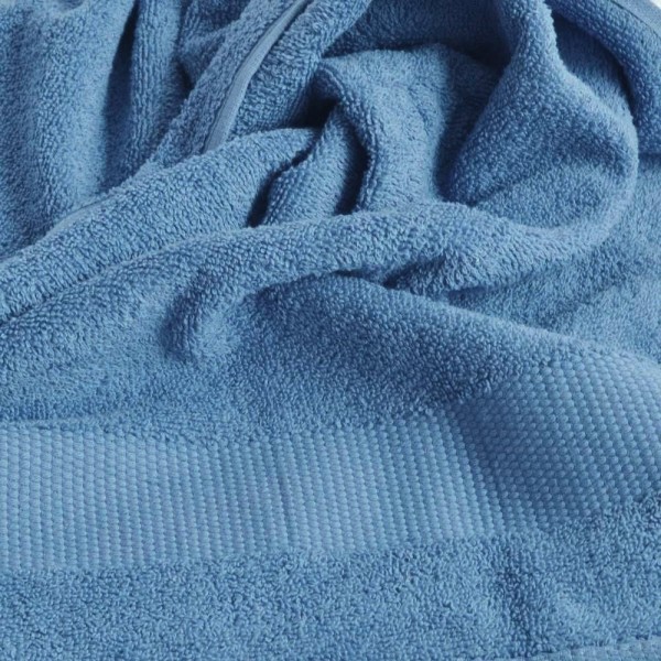 Paire de serviettes visage + invité Andrea Home JSuperSoft Bleu