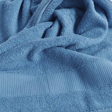 Paire de serviettes visage + invité Andrea Home JSuperSoft Bleu