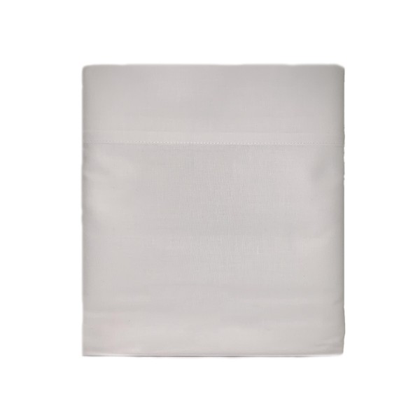 Lenzuolo sopra letto matrimoniale in cotone cm 250x280 Cavalieri Lara colore Bianco