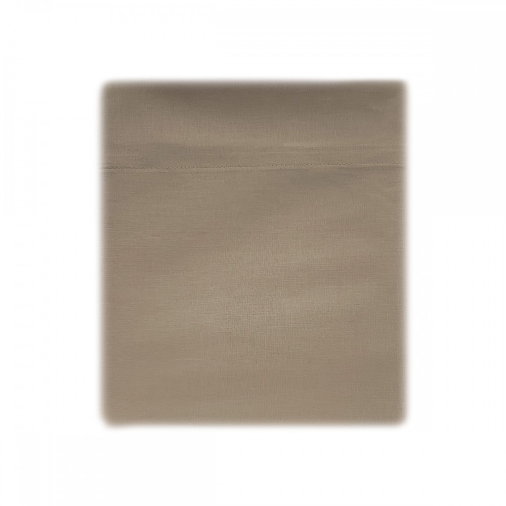 Lenzuolo sopra letto matrimoniale in cotone cm 250x280 Cavalieri Lara colore Ostrica
