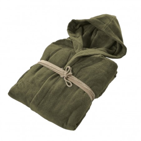 Set bagno accappatoio + viso e ospite Cactus (Taglia XXL)