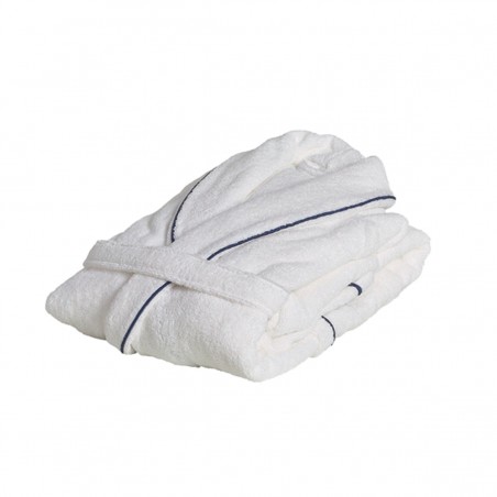 Set bagno Premium Isola bianco + blu (Taglia S)