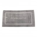 Tappeto bagno cm 60x110 Borbonese Fine OP colore grigio ferro