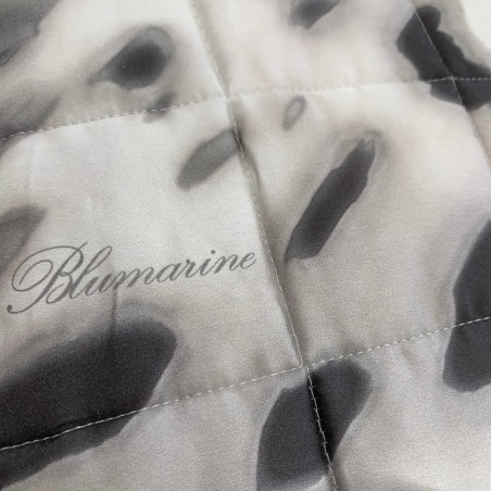 Trapuntino stampato matrimoniale Blumarine grigio