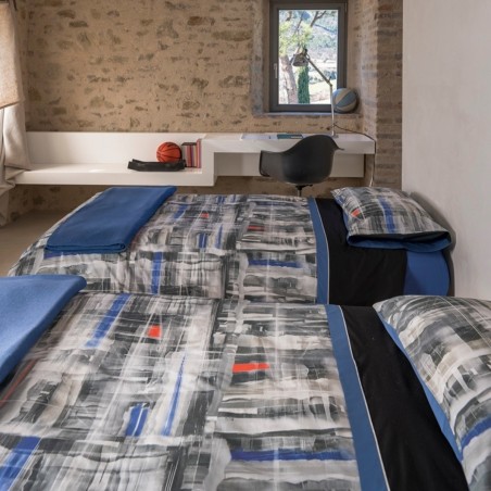Completo lenzuola singolo Fazzini Gen Z Blu